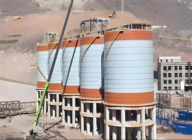 花山高架钢板仓